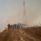 El incendio forestal se registró hace seis días en este cantón lojano.