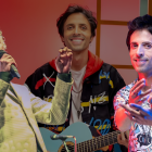 Galy Galiano y Maoshi, su hijo.