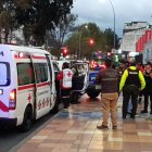 La ambulancia llegó al sito, pero el hombre ya había fallecido.