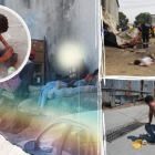 La mayoría de los consumidores viven en las calles. A pesar del peligro constante, las veredas siguen siendo su hogar.