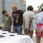 Los ciudadanos fueron aprehendidos en el norte de Guayaquil.