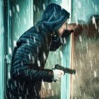 Los sujetos tenían armas de fuego nuevas, según la víctima.