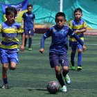 Esnayder Soldado durante la final de la categoría sub-10 en el que fue su último juego con la escuela San Juanito de Monjas.