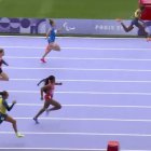 Kiara Rodríguez fue ampliamente superior a sus rivales en la prueba de los 100 m planos, categoría T46/47.