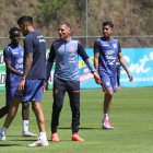 EN LA CASA DE LA SELECCION DEL ECUADOR SE REALIZO EL ENTRENAMIENTO EL PRIMER ENTRENAMIENTO CON SEBASTIAN BECCACECE PREVIO ALOS PARTIDOS POR ELIMINATORIAS CONTRA BRASIL Y PERU 03 de      2024 ANGELO CHAMBA