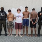 Los individuos fueron llevados hasta la unidad judicial adjunta al cuartel modelo.