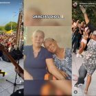 La hermana de la abuelita agradece al cantante.