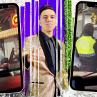 Álex Vizuete fue capturado por curiosos y se especularon muchas cosas.