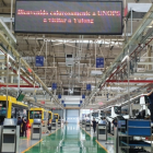 Imagen compartida por el Municipio de Quito respecto de la fabricación de nuevos trolebuses.