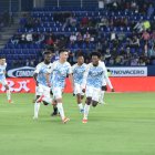 Ruiz Gómez y su gol de Emelec ante Independiente.