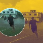 La víctima fue perseguida hasta detrás de los graderíos.