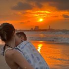 Karime Borja y su hijo