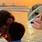 Karime Borja y su hijo