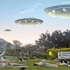 Varios objetos voladores, que emitían luces, aparecieron sobre el cielo de Vilcabamba.