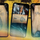 Unos de los tatuajes que tenía la víctima en varias partes de su cuerpo.