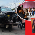 Familiares de Solange Piguave Bohórquez están consternados. Sus restos son velados en la casa de una tía.