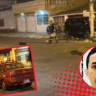 Sammi Cabrera Puesca conducía este carro negro cuando fue interceptado y atacado a balazos.