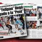 Páginas 16 y 17 de EXTRA del 29 de diciembre del 2012, con la historia de Felipe Caicedo jugando en la Penitenciaría de Guayaquil.