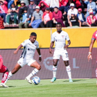 Liga de Quito en la visita a El Nacional en el estadio Olímpico Atahualpa
