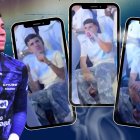 Kendry Páez, de 17 años, habría sido captado fumando un cigarrillo electrónico.