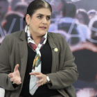 la Comisión de Fiscalización reanudó el juicio político contra Mónica Palencia, ministra del Interior.