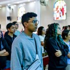Carlos Ponce participando en uno de los actos en su peregrinación a Cuenca.