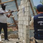 algunas de estas construcciones fueron destruidas en la intervención.