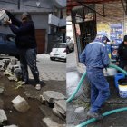 Mientras se desperdicia el agua por fugas, en otras calles los vecinos claman por el servicio.