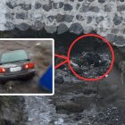 Dos autos fueron encontrados en el fondo de una quebrada.