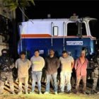 Uno de los detenidos por la Policía durante el operativo registra antecedentes por robo.