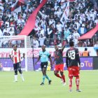 El último juego entre Liga de Quito y El Nacional, en Casa Blanca, se jugó sin la presencia de hinchas visitantes.