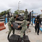 La droga capturada en los tres operativos realizados por la Armada del Ecuador fue llevada para su judicialización.