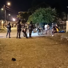 Los cuerpos de los cuatro tiroteados quedaron dispersos en la zona conocida como La Olla.