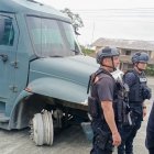 El blindado al que apuntaban los criminales.