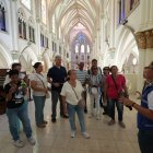 Masiva concurrencia en el día en que se iniciaron los recorridos en lo alto de la Catedral de Guayaquil.