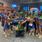 Parte del equipo tricolor que participó en los Juegos Latinoamericanos de Olimpiadas Especiales.