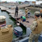 El cuerpo fue sacado del río en Esmeraldas.