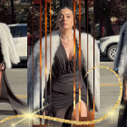 Luciana Guschmer y el vestido que utilizará en el Victoria's Secret Fashion Show.