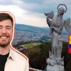 Mr. Beast fue captado en fotografías durante su visita a Ecuador.