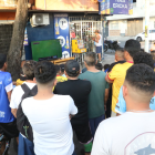 Hinchas disfrutando del Clásico del Astillero en Guayaquil.