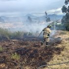 Se han registrado varios incendios forestales en zonas de Ambato.