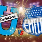Universidad Católica y Emelec chocarán en el estadio Olímpico Atahualpa.