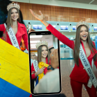 Mara Topic rumbo al Miss Universo 2024 en México.