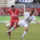 Latacunga 23 de octubre del 2024 Encuentro por semifinal de la Copa Ecuador entre Mushuc Runa VS El Nacional. API/HENRY LAPO ag-periodistas