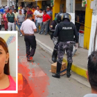 Los agentes cubrieron la cabeza con un cartón, en medio de las especulaciones.