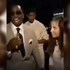 Momento exacto en que Combs invita a la menor a una fiesta privada.