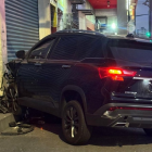 El hombre se estrelló contra un local ubicado en la avenida Quito y la calle Manabí.