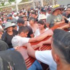 El sepelio contó con gran afluencia de personas. Exigían justicia.