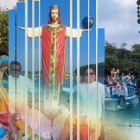 Con pregones y procesiones acuáticas se celebra la fiesta del Rey del universo.