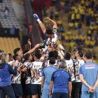 Ángel Mena en su despedida de la Tricolor.